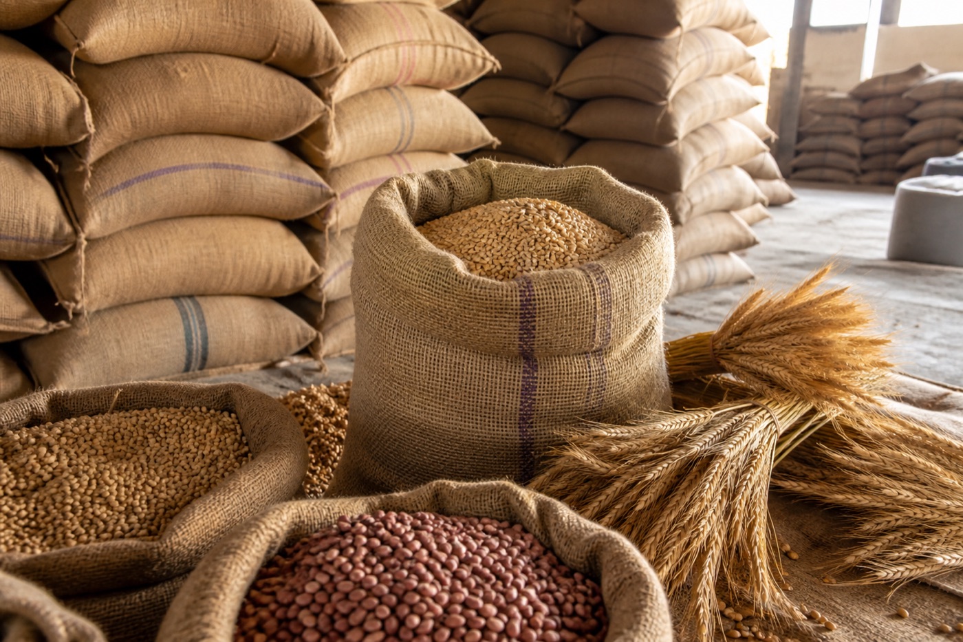 Indian agricultural commodities prepared for trade discussion